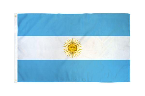 Argentina - 12''X18'' Flag With Grommets Rough Tex® 68D