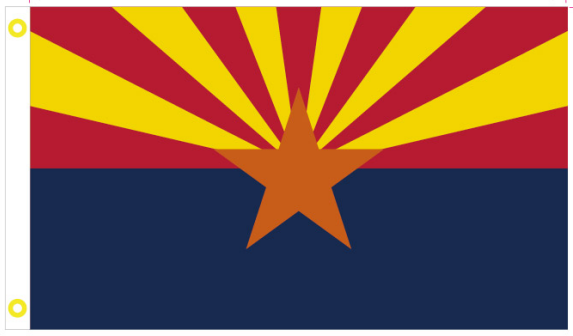 Arizona 6'x10' Flag ROUGH TEX® 100D
