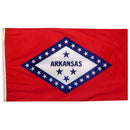 Arkansas 3'X5' Embroidered Flag ROUGH TEX® 300D Nylon