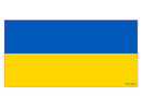 Ukraine Assorted Mix Designs Official Flags Bumper Sticker Made in USA