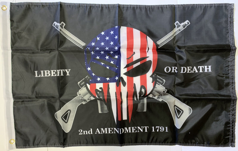 2nd Amendment Punisher 1791 2'X3' Flag Rough Tex® 100D