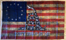 Betsy Ross Don't Tread On Me Vintage Flag 3'X5' Rough Tex® 100D