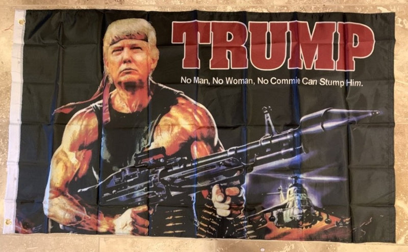 Trump Bazooka Flag- 12x18 Rough Tex® 100D