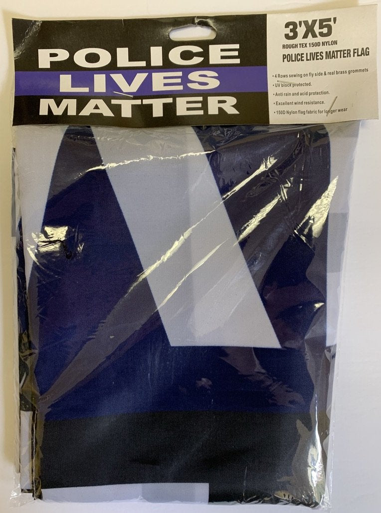 Police Lives Matter 3'X5' Rough Tex® 68D Nylon
