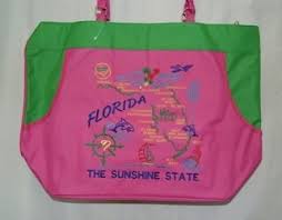 KEY WEST CONCH REPUBLIC BEACH BAGS (CHOICE OF KEY WEST BIKINI & PALM, TROPICAL DRINK FIESTA & SEA SHELLS, BLACK PIRATE, CONCH REPUBLIC FLAG BAG & FLORIDA)