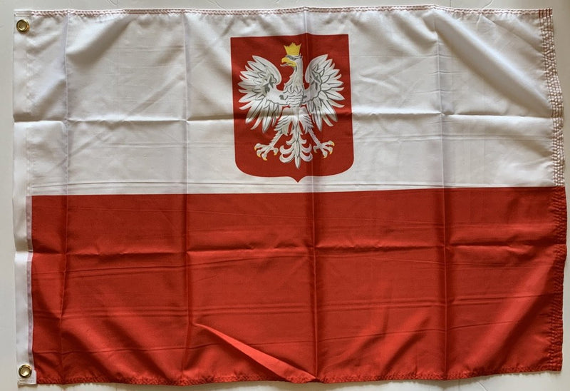 Old Poland With Eagle 4'X6 Flag