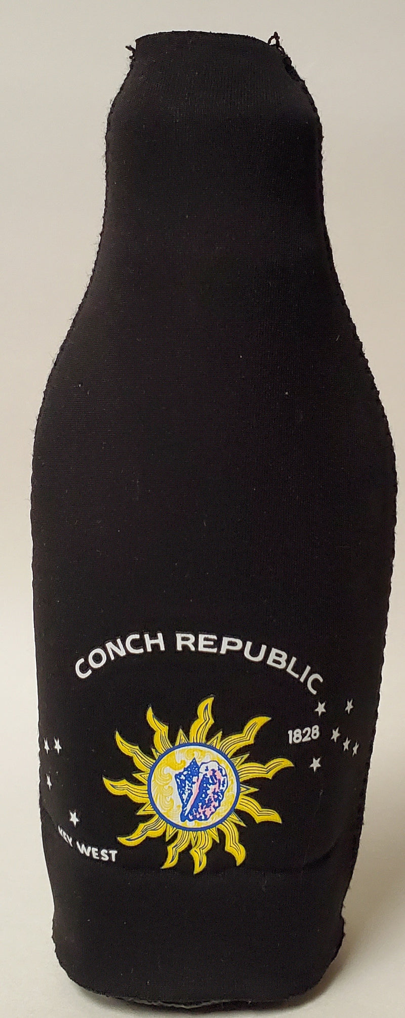 Conch Republic Black Neoprene Bottle Jacket Drink Koozie Rough Tex®