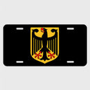 Black Germany Auto Tag Heritage State Eagle Official Government Embossed License Plate