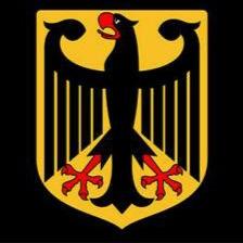 Deutschland Blackout Heritage Flag State Eagle Official Government 12"x18"