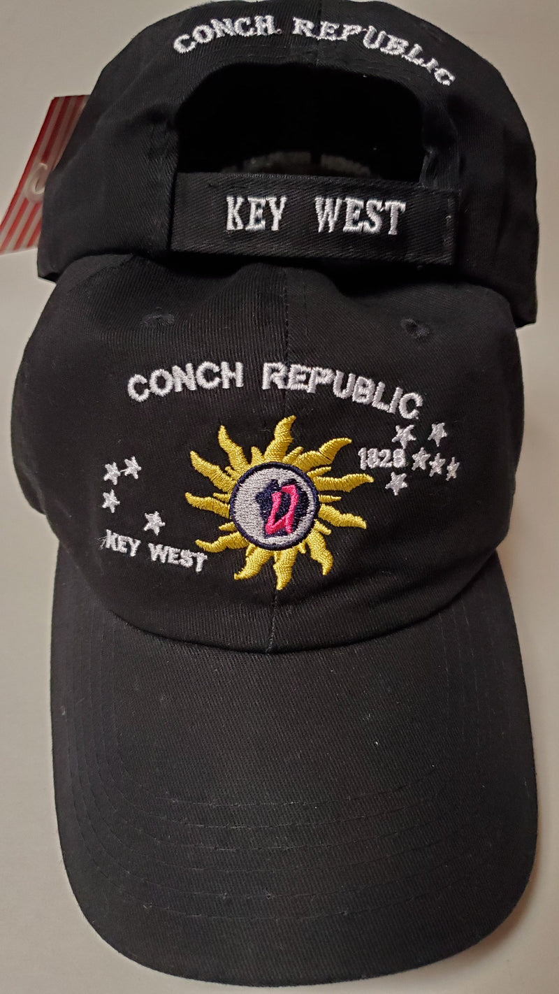 Conch Republic Black Washed - Cap