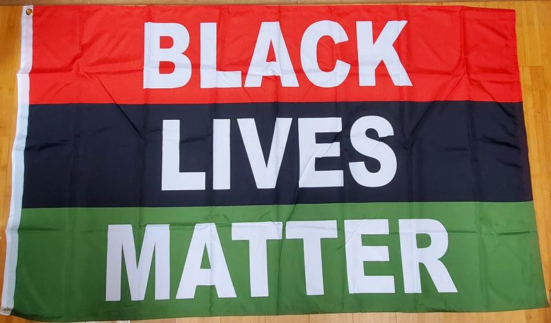 3X5 FLAG ROUGH TEX ® 100D Black Lives Matter African American Pan-African Official Flag