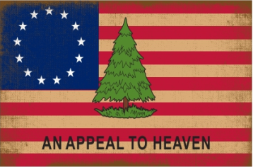 BETSY ROSS AN APPEAL TO HEAVEN VINTAGE AMERICAN FLAG 100D 3'x5' Rough Tex