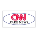 CNN FAKE NEWS BUMPER STICKER PACK OF 50 WHOLESALE FULL COLOR