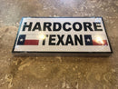 HARDCORE TEXAN TEXAS FLAG BUMPER STICKER BRICK OF 50 PACK