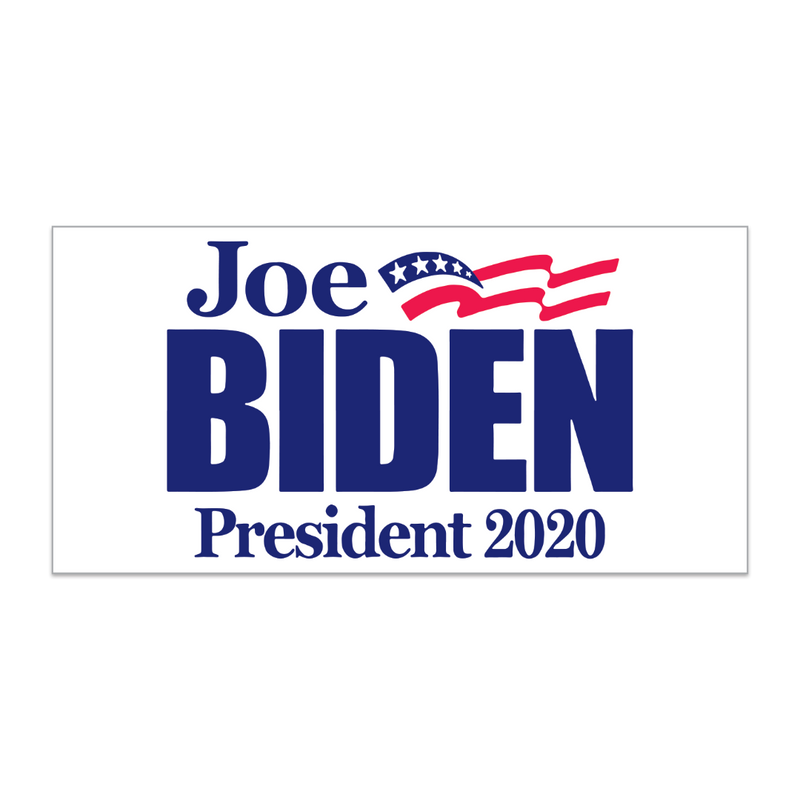 JOE BIDEN PRESIDENT White 2020 Bumper Sticker