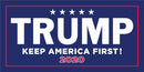 TRUMP KEEP AMERICA FIRST 2020 TRUMP BLUE & RED OFFICIAL BUMPER STICKERS PACK OF 50 WHOLESALE