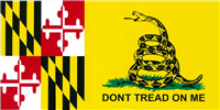 Gadsden Bumper Sticker - Maryland