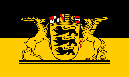 Baden Württemberg State 2'x3' Flag ROUGH TEX® 100D