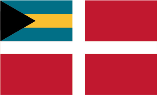 Bahama Civil Ensign 12"x18" Flag ROUGH TEX® 100D With Grommets