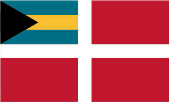 Bahama Civil Ensign 3'X5' Flag Rough Tex® 100D