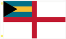 Bahamas Naval Ensign 3'X5' Flag Rough Tex® 100D