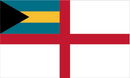 Bahamas Naval Ensign 12"x18" Flag ROUGH TEX® 100D With Grommets