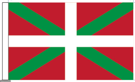 Basque 12"x18" Car Flag Flag ROUGH TEX® Knit Double Sided