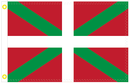 Basque Country 12"x18" Flag ROUGH TEX® 100D With Grommets