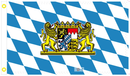 Bavaria Free Crest 3'X5' Flag Rough Tex® 100D