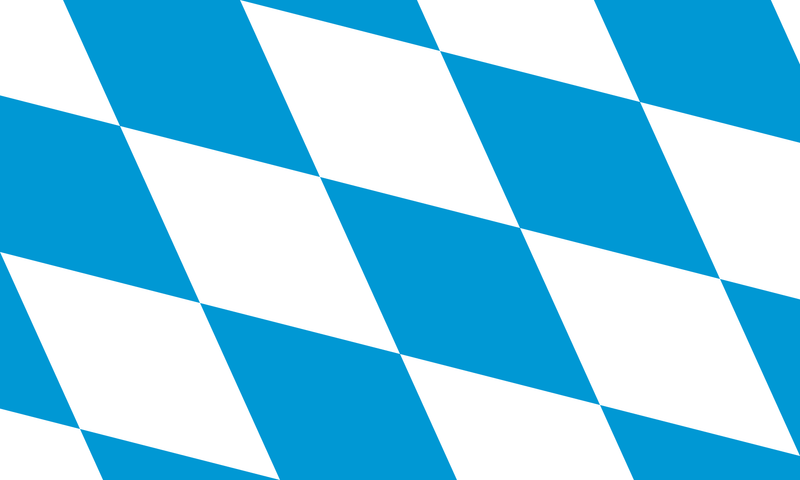 Bavaria 12"x18" Double Sided Flag ROUGH TEX® 100D With Grommets