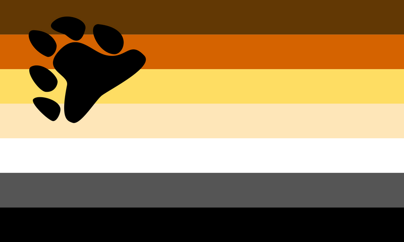 Bear Pride 12"x18" Nylon Flag With Grommets ROUGH TEX® 68D
