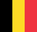 Belgium 12"x18" Car Flag Flag ROUGH TEX® 68D Single Sided