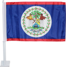 Belize 12"x18" Car Flag Flag ROUGH TEX® Double Sided