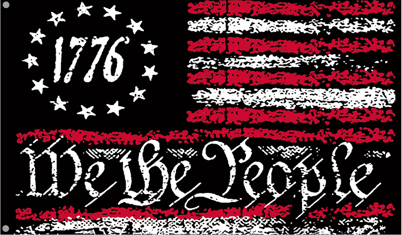 1776 We The People 2'x3' Flag ROUGH TEX® 100D