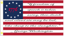 Betsy Ross Freedom George Washington 3'X5' Flag ROUGH TEX® 100D