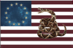 Betsy Ross Gadsden Live Rattle Snake 3'X5' Flag ROUGH TEX® 100D