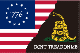 Betsy Ross Black Gadsden 12"x18" Flag With Grommets ROUGH TEX® 100D