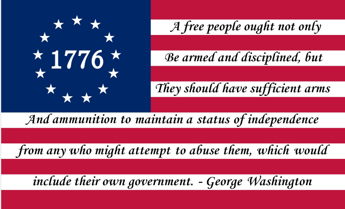 Betsy Ross George Washington 1776 3'x5' Flag ROUGH TEX® 68D Nylon