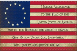 Betsy Ross (Pledge of Allegiance) 3'X5' Flag ROUGH TEX® 100D