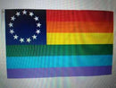 Betsy Ross Rainbow 3'X5' Flag ROUGH TEX® 100D