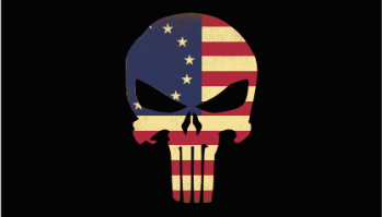 Betsy Ross Skull 3'X5' Flag ROUGH TEX® 100D