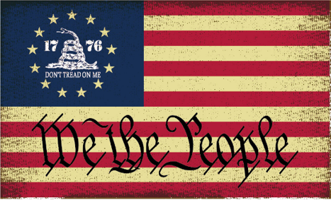 Betsy Ross Gadsden We The People Vintage 3'X5' Flag ROUGH TEX® 100D