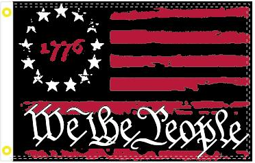 Betsy Ross We The People 12"x18" Flag ROUGH TEX® 100D