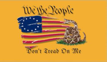 Betsy Ross Gadsden We The People 3'X5' Flag ROUGH TEX® 100D