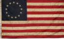 Betsy Ross 3'x5' Embroidered Flag ROUGH TEX® 420D Oxford Nylon