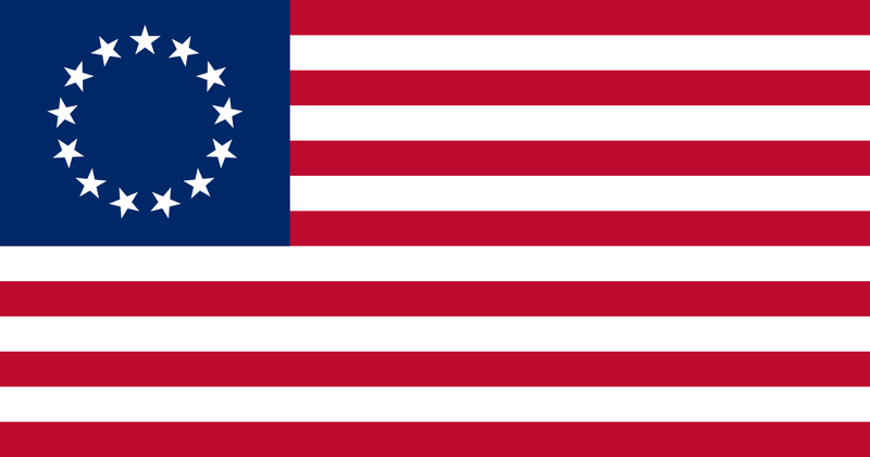 Betsy Ross 3'X5' Embroidered Flag ROUGH TEX® 600D Cotton