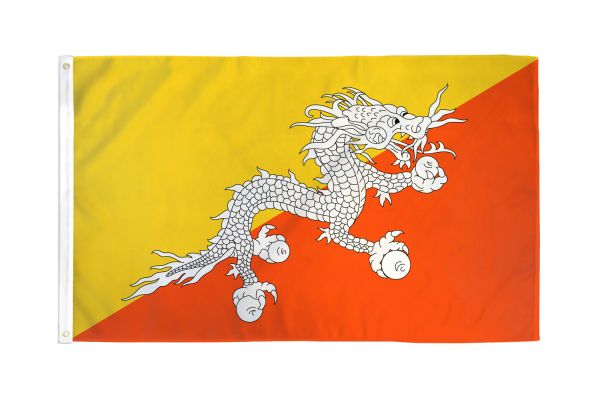 Bhutan 3'X5' Country Flag ROUGH TEX® 68D Nylon