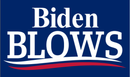 Biden Blows Navy Blue 3'x5' Flag ROUGH TEX® 100D FJB