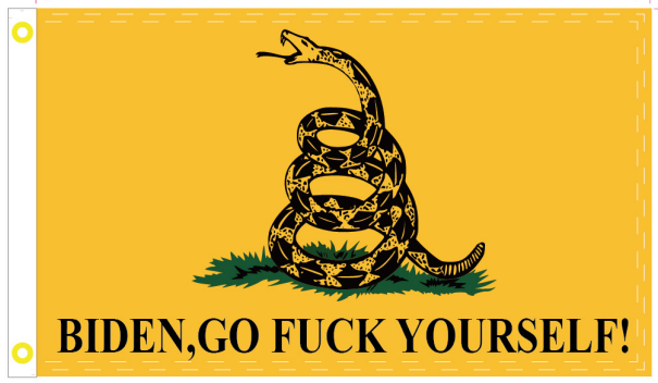 Biden Go Fuck Yourself 3'X5' Flag ROUGH TEX® 100D