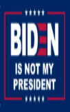 Biden Is Not My President 3'X5' Flag ROUGH TEX® 150D Nylon